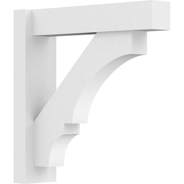 Ekena Millwork Balboa Architectural Grade PVC Outlooker with Block Ends, 5"W X 20"D X 20"H OUTP05X20X20BOA05 - main